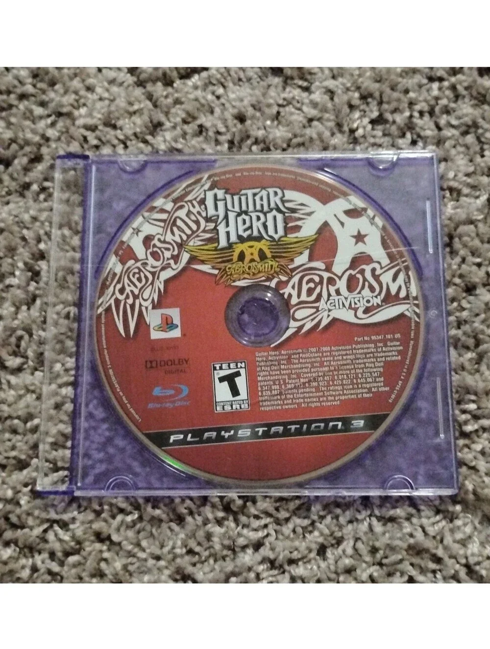 Guitar Hero: Aerosmith - PlayStation 3 (PS3) - Game Disc Only w/ Jewel Case
